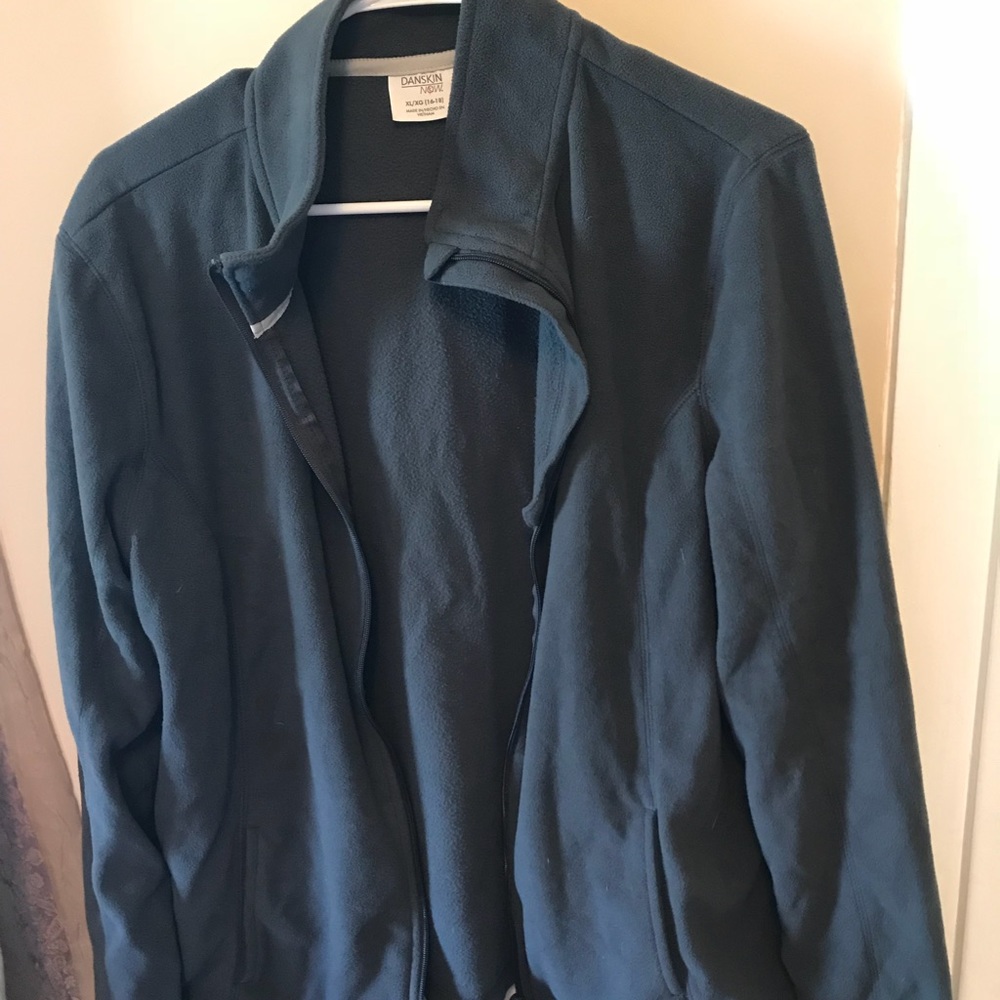 Danskin zip-up fleece